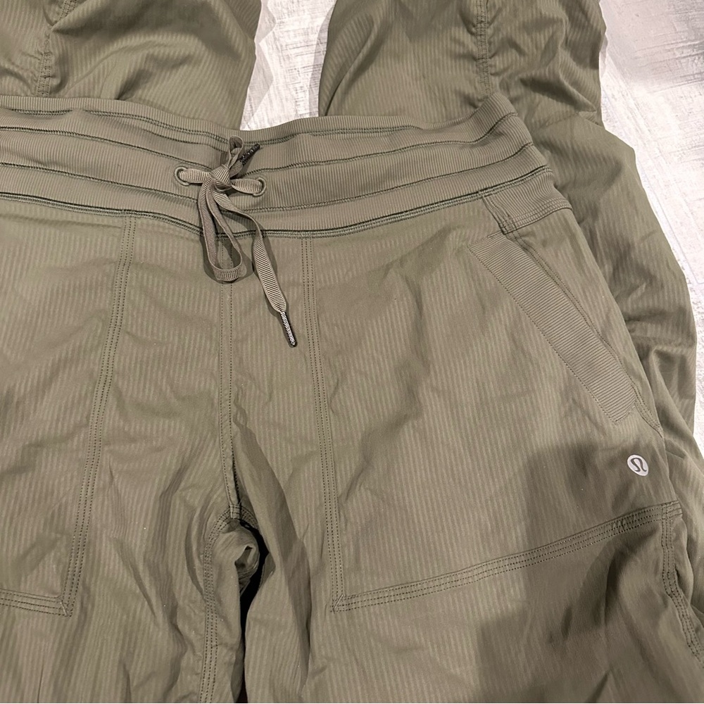 lululemon athletica Olive Green Track Joggers